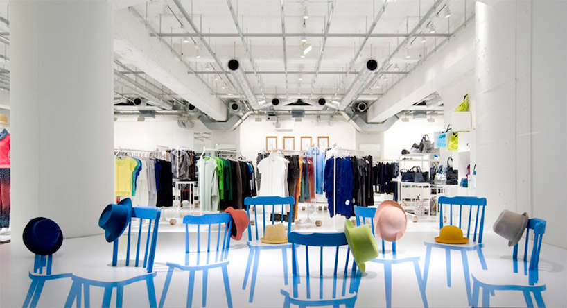 yoichi yamamoto architects: 2D/3D chairs for issey miyake